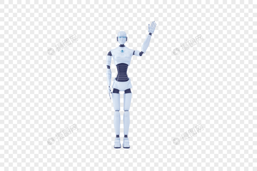 机器人举手图片