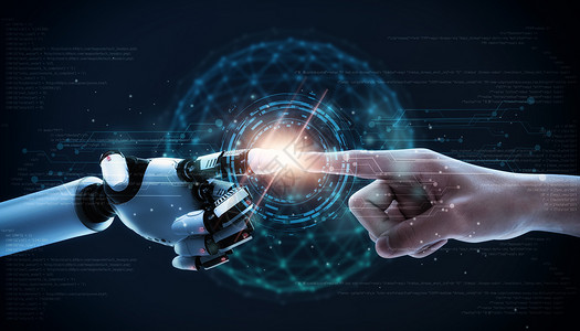 人工智能触碰科技未来智能科技设计图片