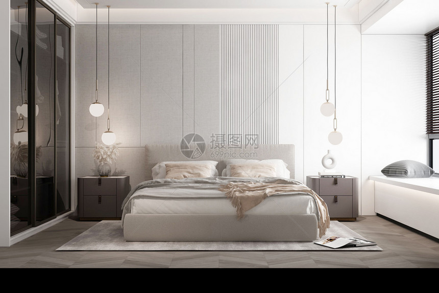 北欧最新家居卧室设计图片