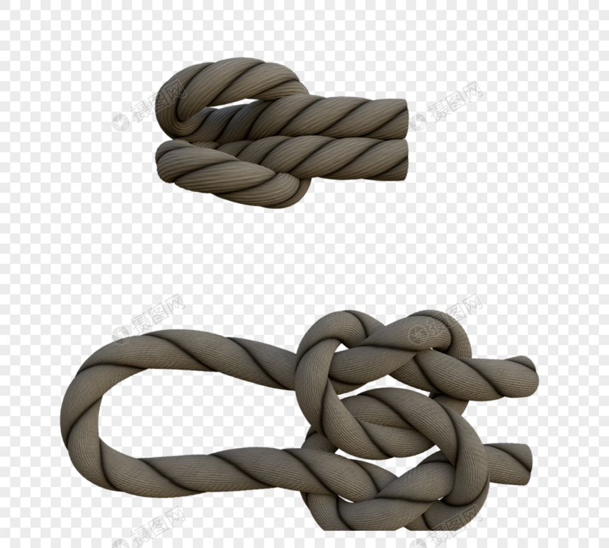 复杂打结绳子图片