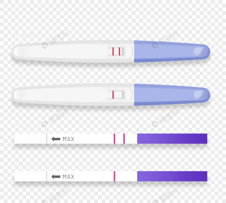 验孕棒验孕纸怀孕检测写实图片