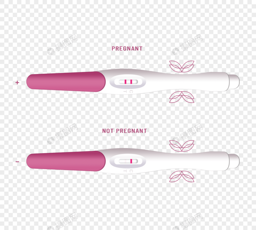 验孕棒验孕纸怀孕检测写实图片