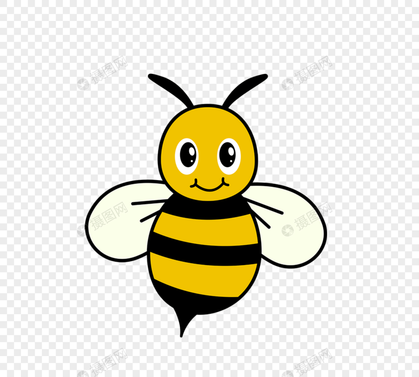 黄色卡通蜜蜂bee图片