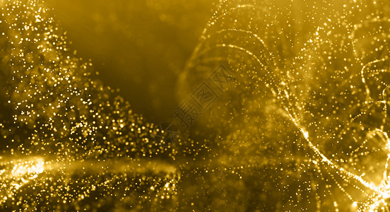 金色烟雾光效金色粒子背景设计图片
