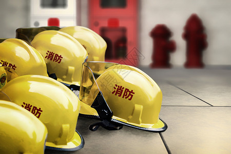 红色消防栓消防安全设计图片