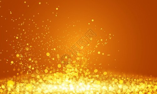 金色粒子背景背景图片