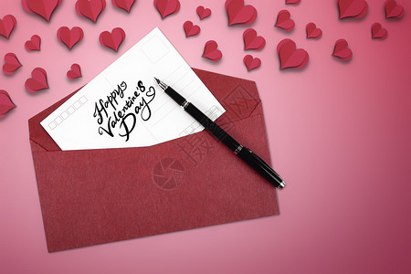 爱信封表白情人节设计图片