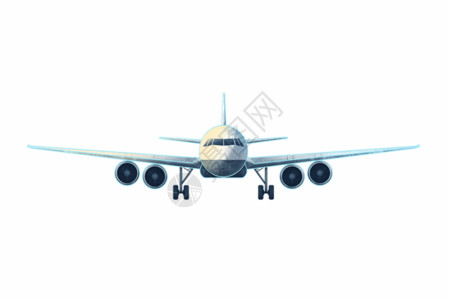 起飞的航班飞机GIF高清图片