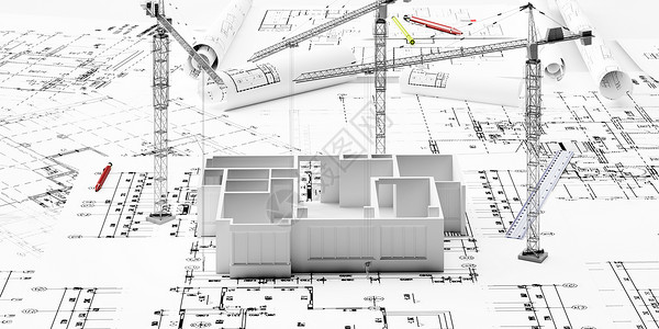 材料结构建筑施工模型设计图片