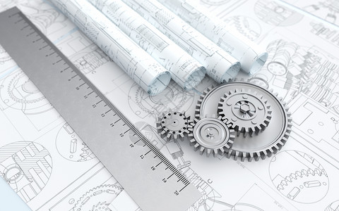 建筑机械工业科技设计图片