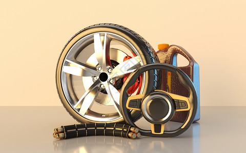 自行车轮子汽车零件设计图片