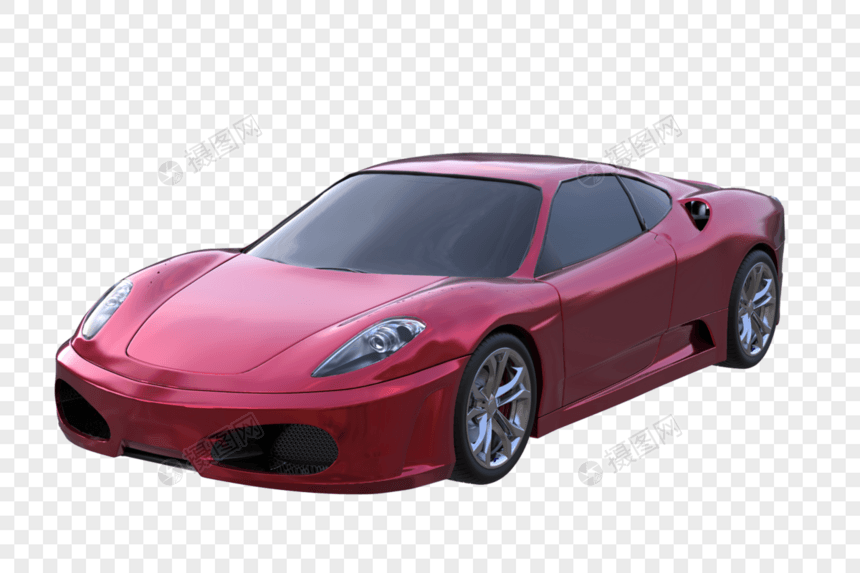 跑车3D模型图片