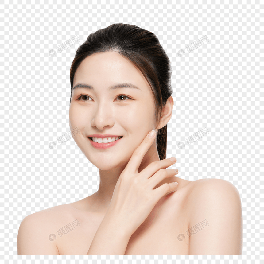 女性美妆面部美容护肤图片