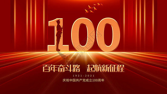 建党100周年背景图片