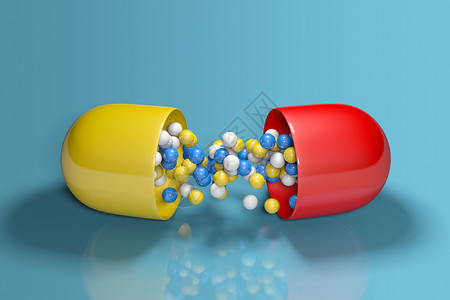 3D医学胶囊图片
