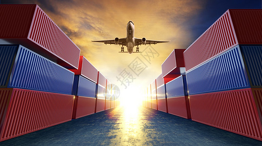 海关物流货运港口集装箱设计图片