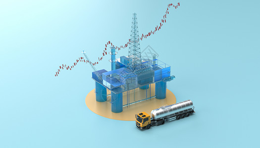 钻井石油工业设计图片