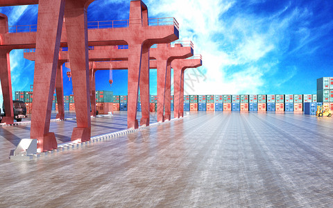 武汉国际广场集装箱货运设计图片