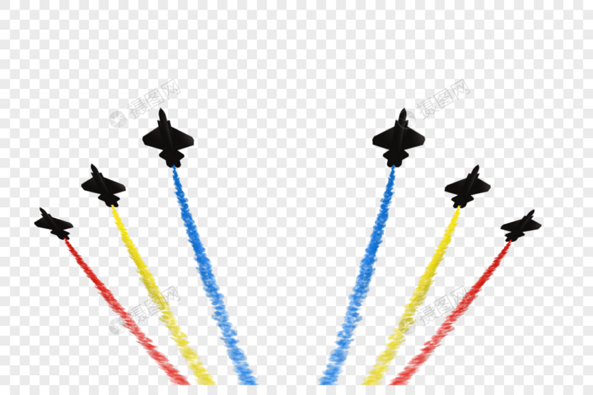 霸气空中特技飞行图片