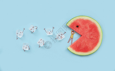 水果创意类插画创意GIF高清图片