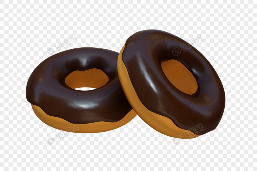 甜甜圈3d模型图片