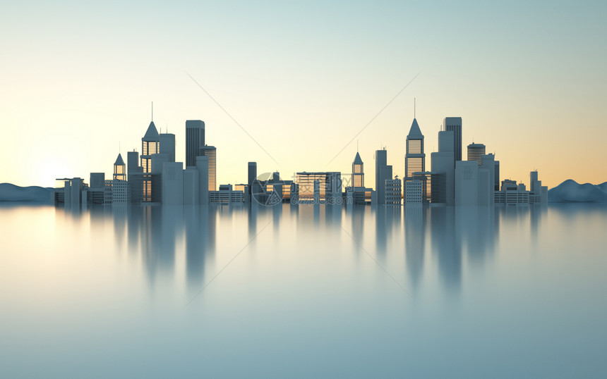 3D现代化城市图片