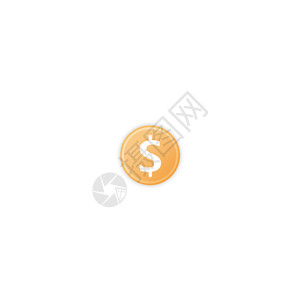 欧元美元金色金币GIF图标高清图片