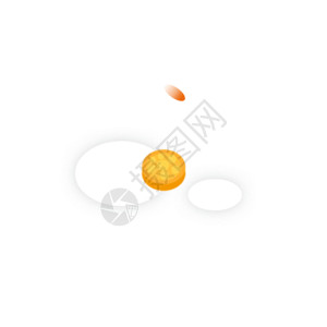 中秋月饼花瓣GIF图标UI高清图片