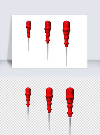 螺丝设计工具螺丝刀单体模型设计模板