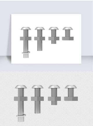 小螺丝2021年五金零件螺丝单体设计模板