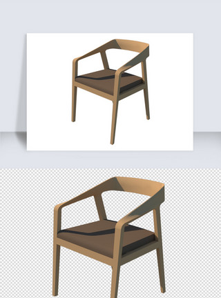 文件盖章素材草图大师SU模型矢量文件原创椅子素材模板