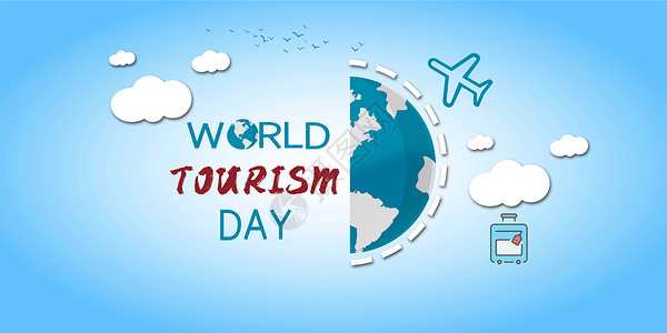 世界旅游日背景世界旅游日设计图片