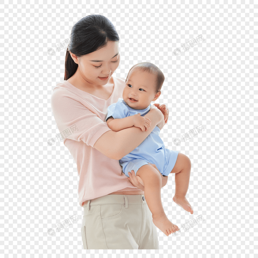 妈妈抱着婴儿宝宝图片