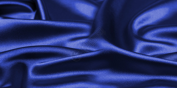 丝绸蓝色蓝色丝绸背景设计图片
