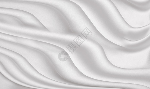 白色丝滑白色丝绸背景设计图片