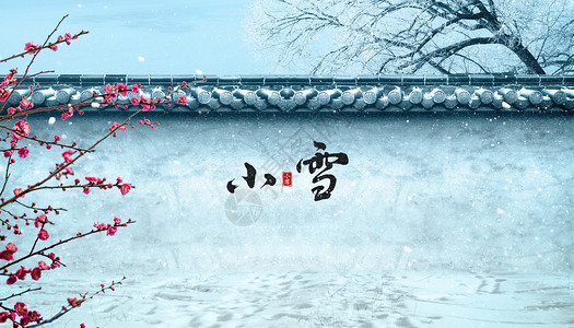 中式小雪图片