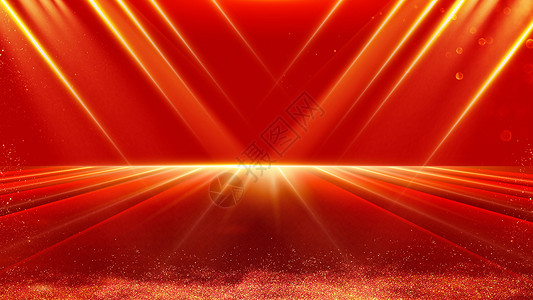 红色飘逸光效红金背景设计图片