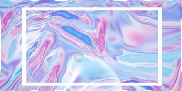 粉色几何门酸性边框气泡背景GIF高清图片