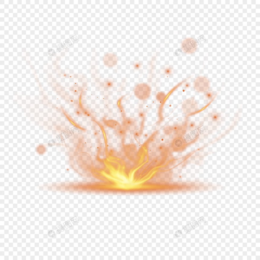 抽象光效火焰样式图片