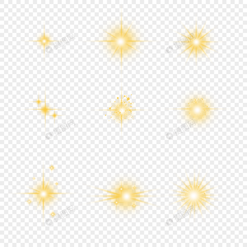 金色光效发光组图图片