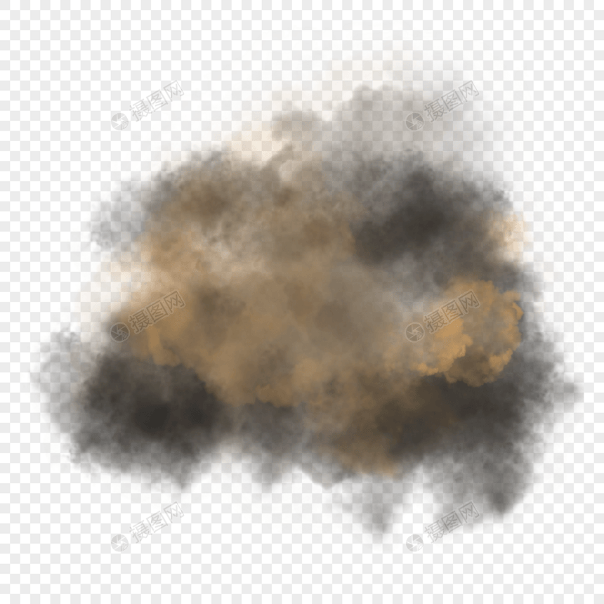 沙子写实黑色尘云图片