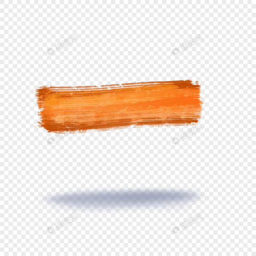 脏橘色橙色水彩厚涂叠涂抽象纹理笔画笔触图片