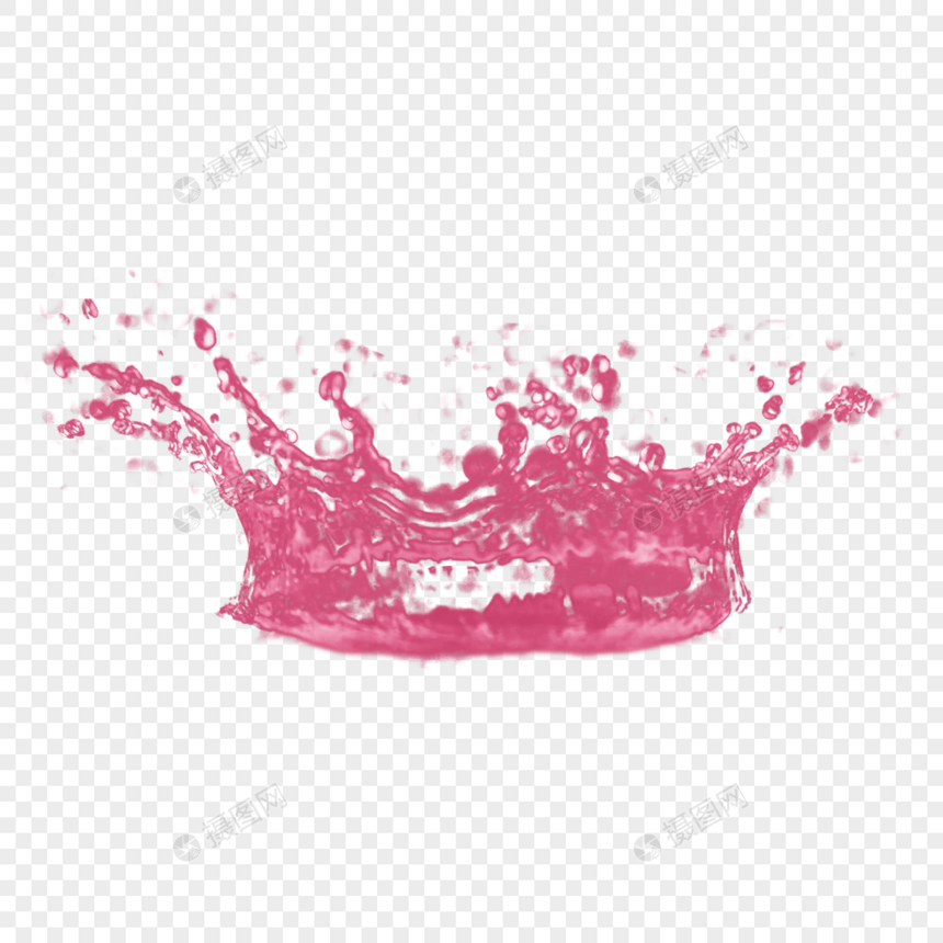 3d粉色草莓液体甜蜜图片