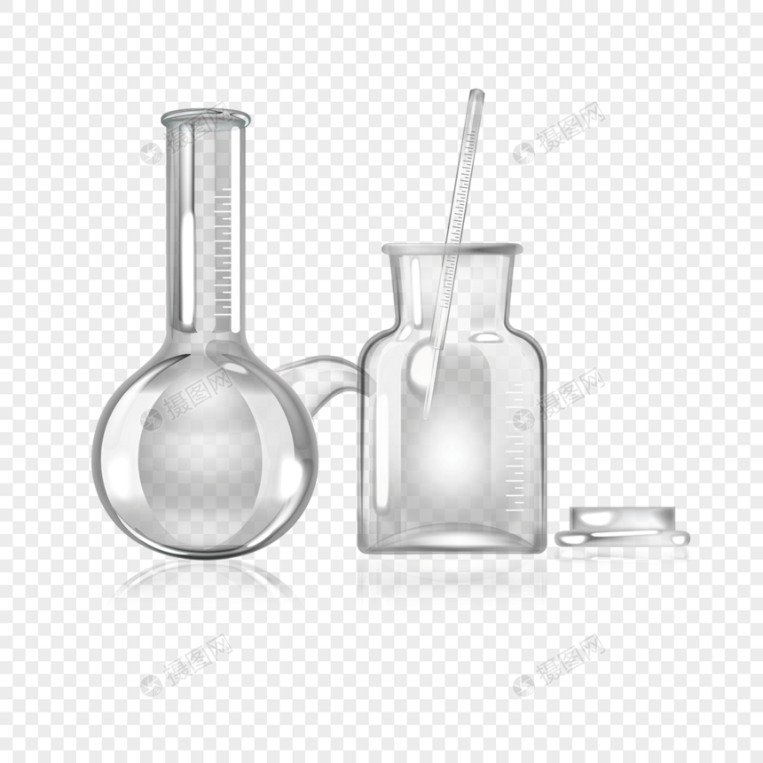 玻璃实验室烧杯化学容器图片
