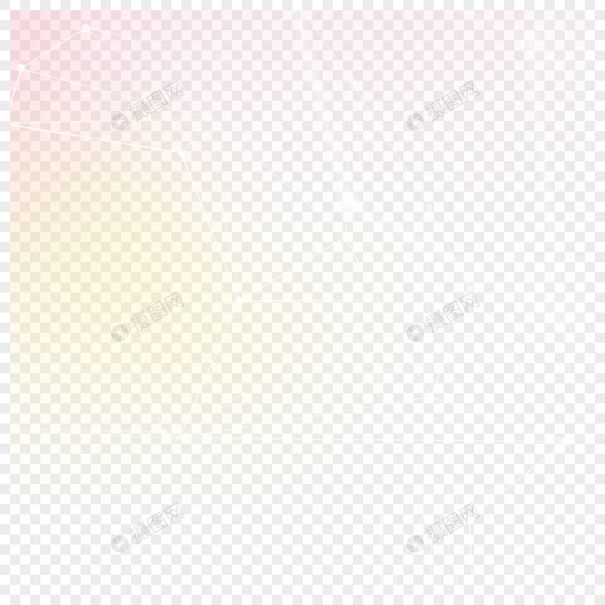 粉色底白色线条光效几何边框图片