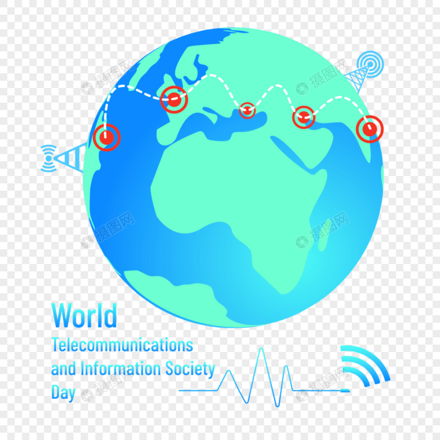 世界电信和信息社会日定位信息图片