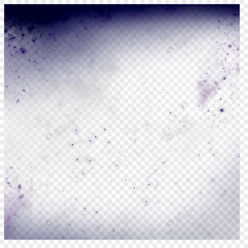 蓝紫色星光光效宇宙银河图片