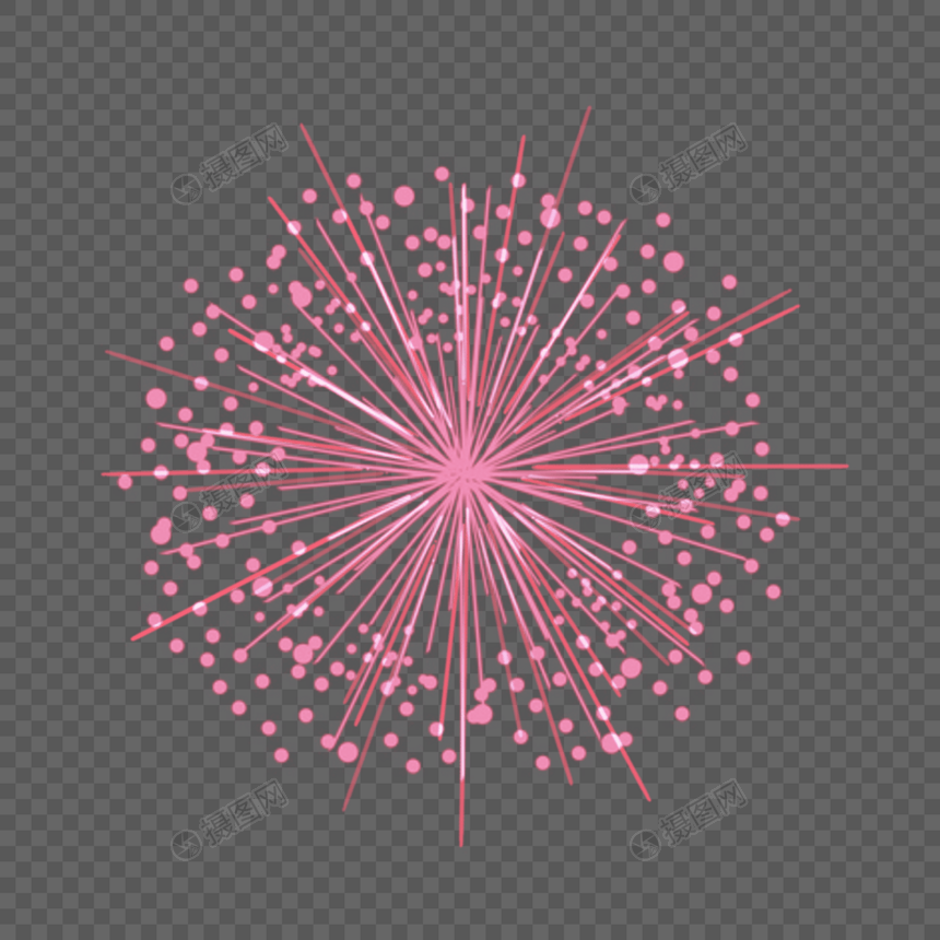 粉色粒子射线插图图片