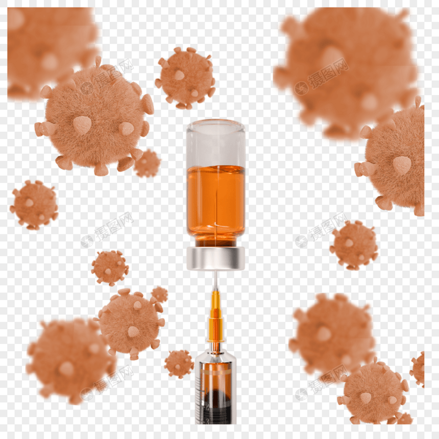 新型冠状3d疫苗图片