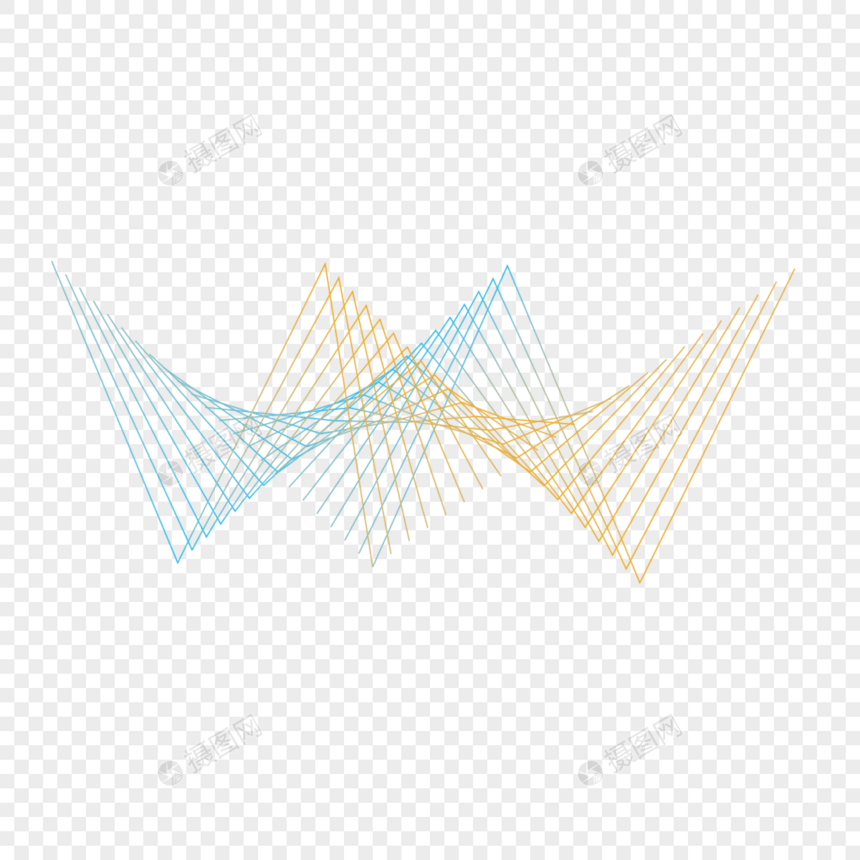 渐变标志抽象线条几何体图片